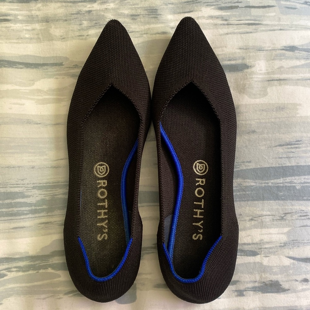 Rothy’s the point black size 10